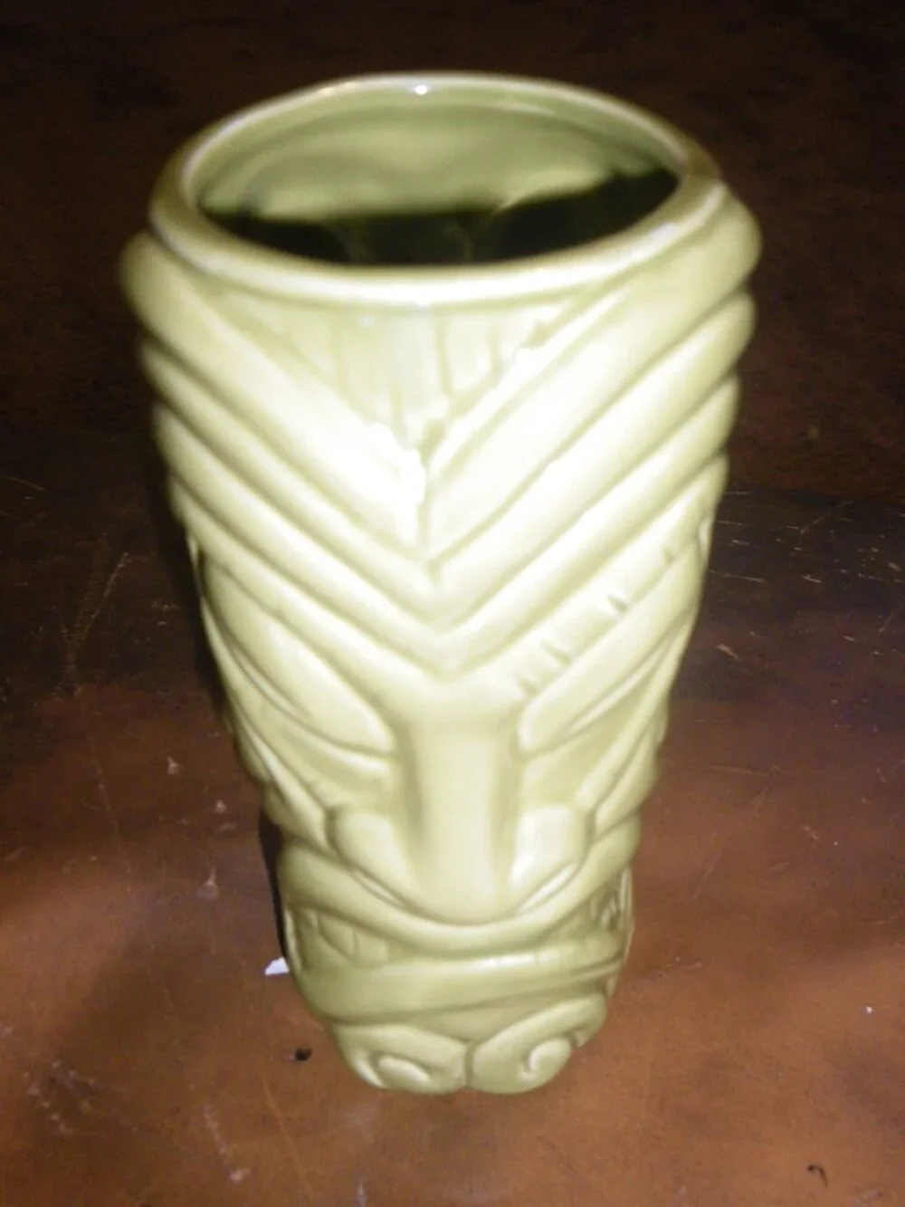 Tiki Ceramic Mug Glass Topical Bar Drink